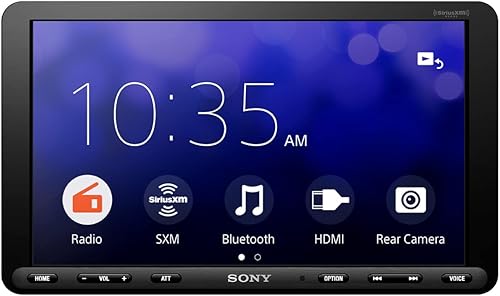 Sony XAV-AX8100 Receptor multimedia flotante de 9 pulgadas con Apple Carplay/Android Auto y entrada de video HDMI