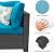 TINKLE WELL 7-Piece Modular Outdoor Sectional Patio Furniture Set – PE Rattan Wicker Conversation Set with Cushions for Balcony, Lawn, and Garden