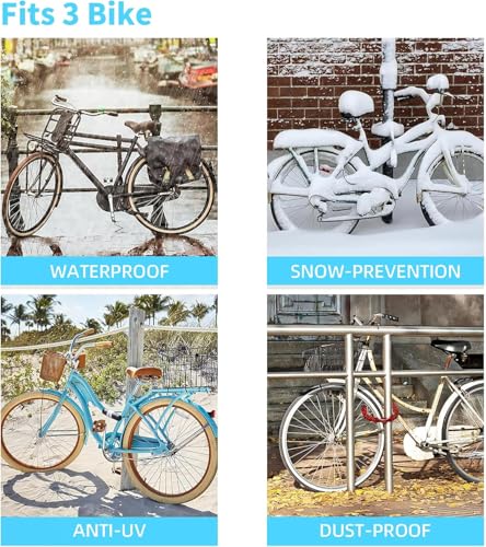 Housse de vélo 210D Maveek pour 3 vélos imperméable et anti-UV - 8