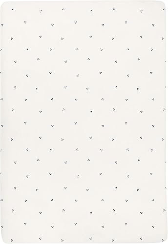 Miniatura 5 de Ely's & Co. Sábanas impermeables para cuna, 100% algodón con forro impermeable, protector de colchón integrado, juego de 2 sábanas bajeras para