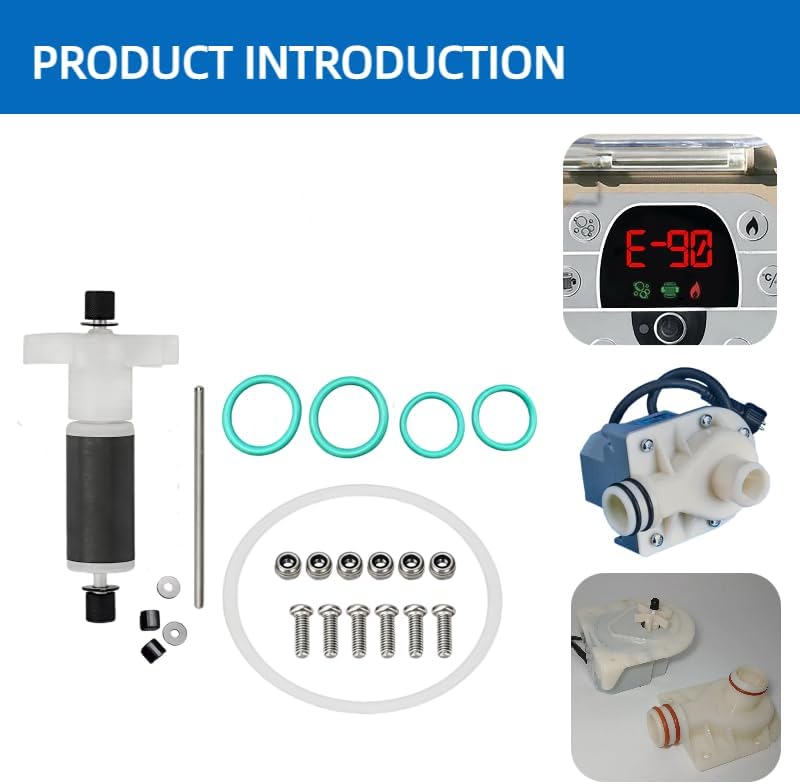 Replaces Coleman Lay-Z-Spa Pump Repair Kit P4071 | Hot Tub Pump Repair, E02 Code Fix, Includes Impeller & Shafts, Fits 58113