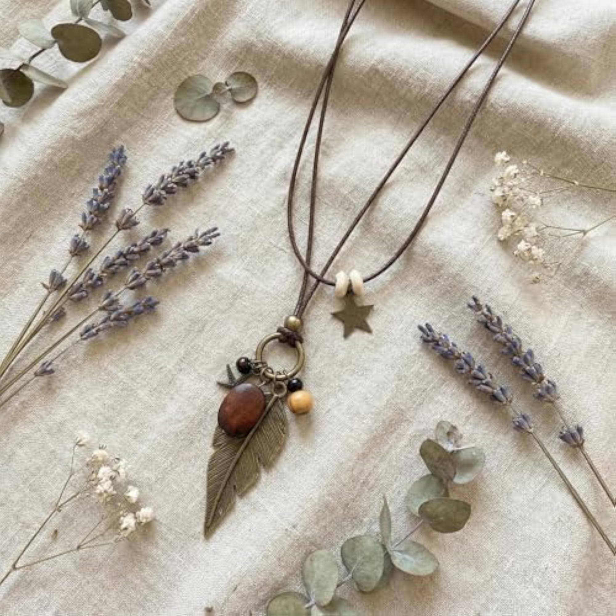 Women's Elegant Bohemian Style Long Necklace, Vintage Inspired