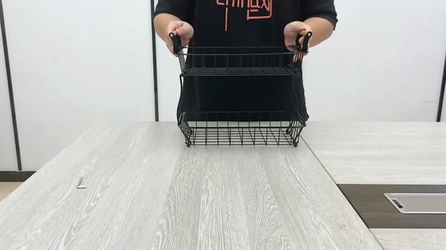 DoepeBAE Corbeille à Fruits 3 Étages – Panier Métallisé Noir Avec Crochets Bananes, Acier + Bois, Grande Capacité