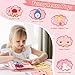 Petenjoy Busy Book for Toddlers 1-3 - Busy Board Montessori Toys for 1 Year Old Gifts Girl Toys Educational Learning Quiet Activity Books Toddler Valentines Day Gifts Easter One Year Travel Toy