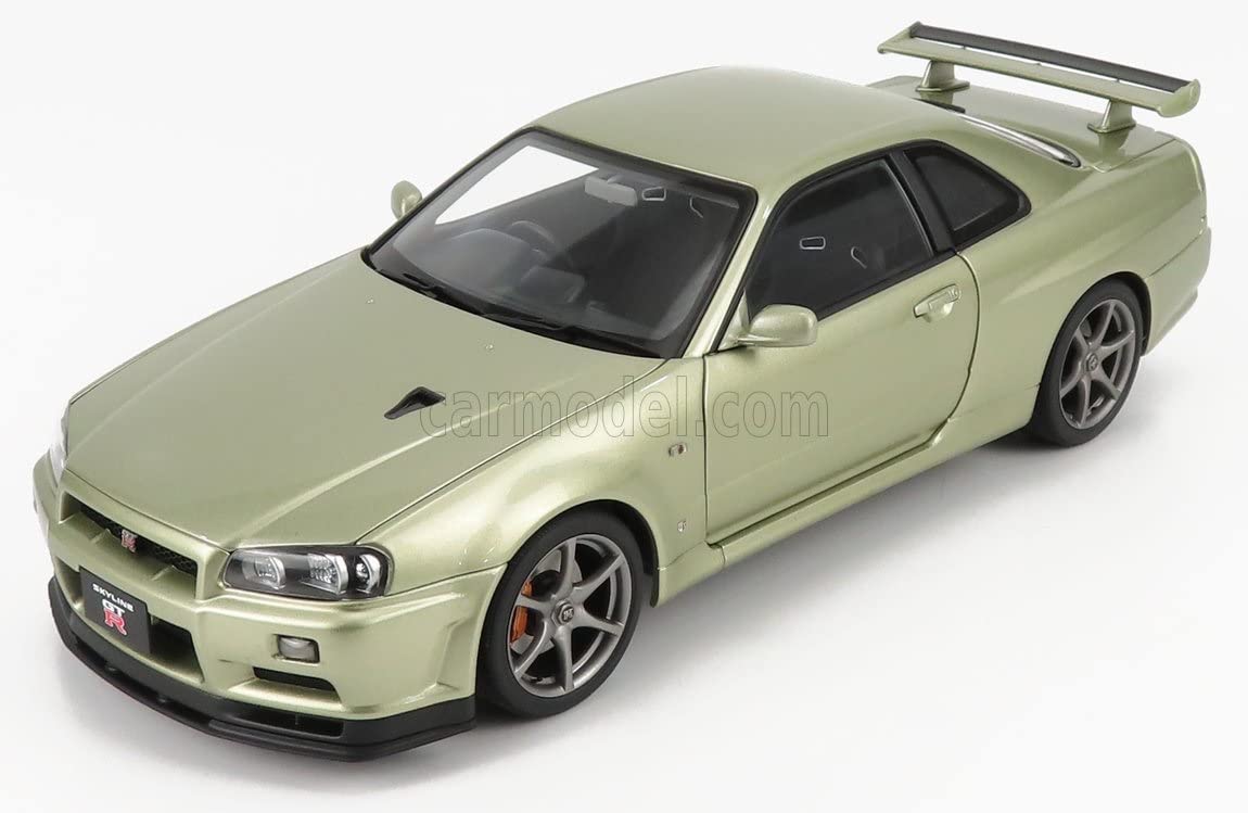 ☆1/18 オートアート スカイライン GT-R(R34) V-SPECⅡ NUR BBS  