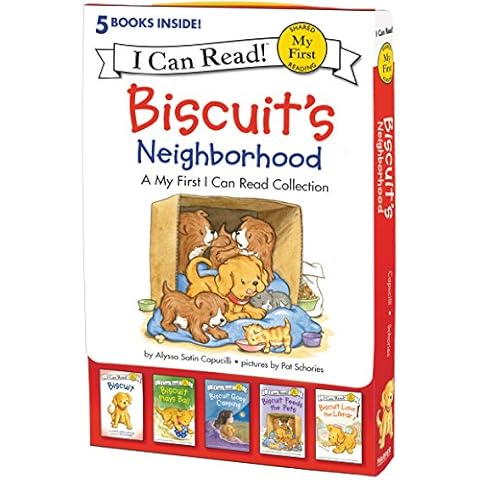 Biscuit's Neighborhood: 5 Fun-Filled Stories in 1 Box! (My First I Can Read) Cover