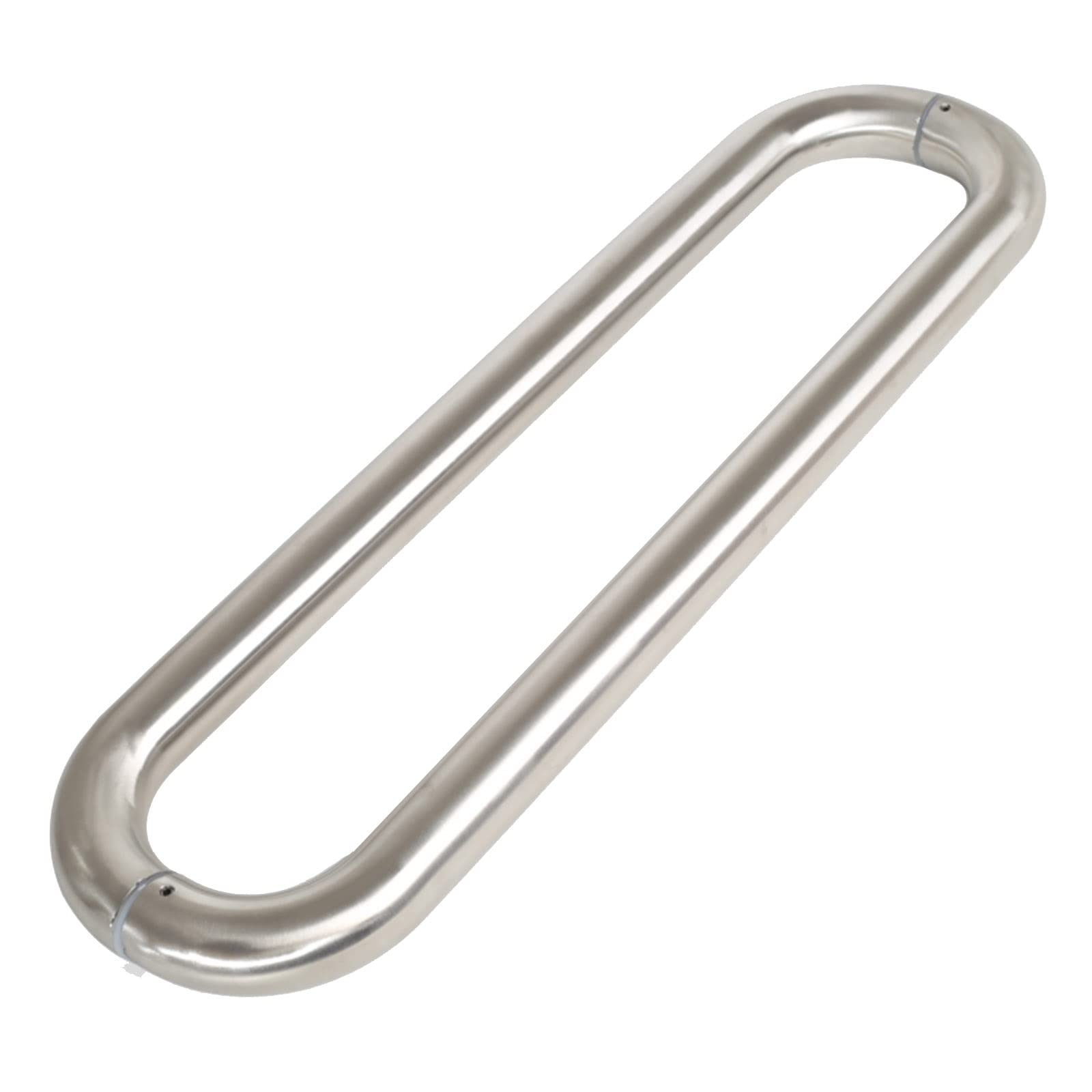BHGFYXBS Door Handle Modern Sliding Barn Pull, Large Front Door/Shed Doors/Bathroom Door Push Pull Bar Handle, Double Side Mounted Interior Exterior Door Handles,Silver-100Cm(39,Silver-100cm(39.4in)