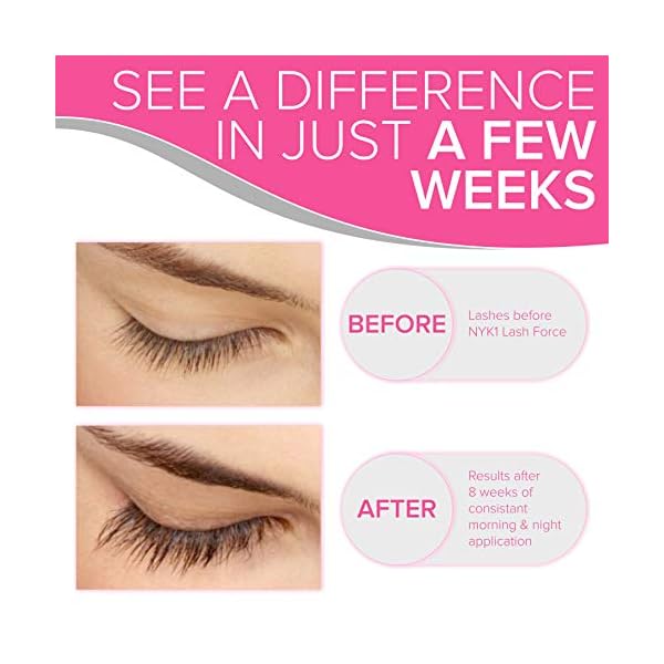 AMAZING-Lash-Force-Eyelash-Growth-Serum-BEST-SELLER-8ml-NYK1-Eye-Lash-Serum-For-Eyelash-Growth-Eyelash-Serum-To-Grow-Lashes-Thicker-Natural-Longer-Eyelashes-Enhancer-Rapid-Lash-Growth-Serum INCREDIBLE Lash Force Eyelash Serum To Grow Lashes (7ml) NYK1 Lash Serum For Eyelash Growth Serum - Eyebrow Growth Serum And Lash Growth Serum For Thicker, Longer And Natural Looking Rapid Lash Growth