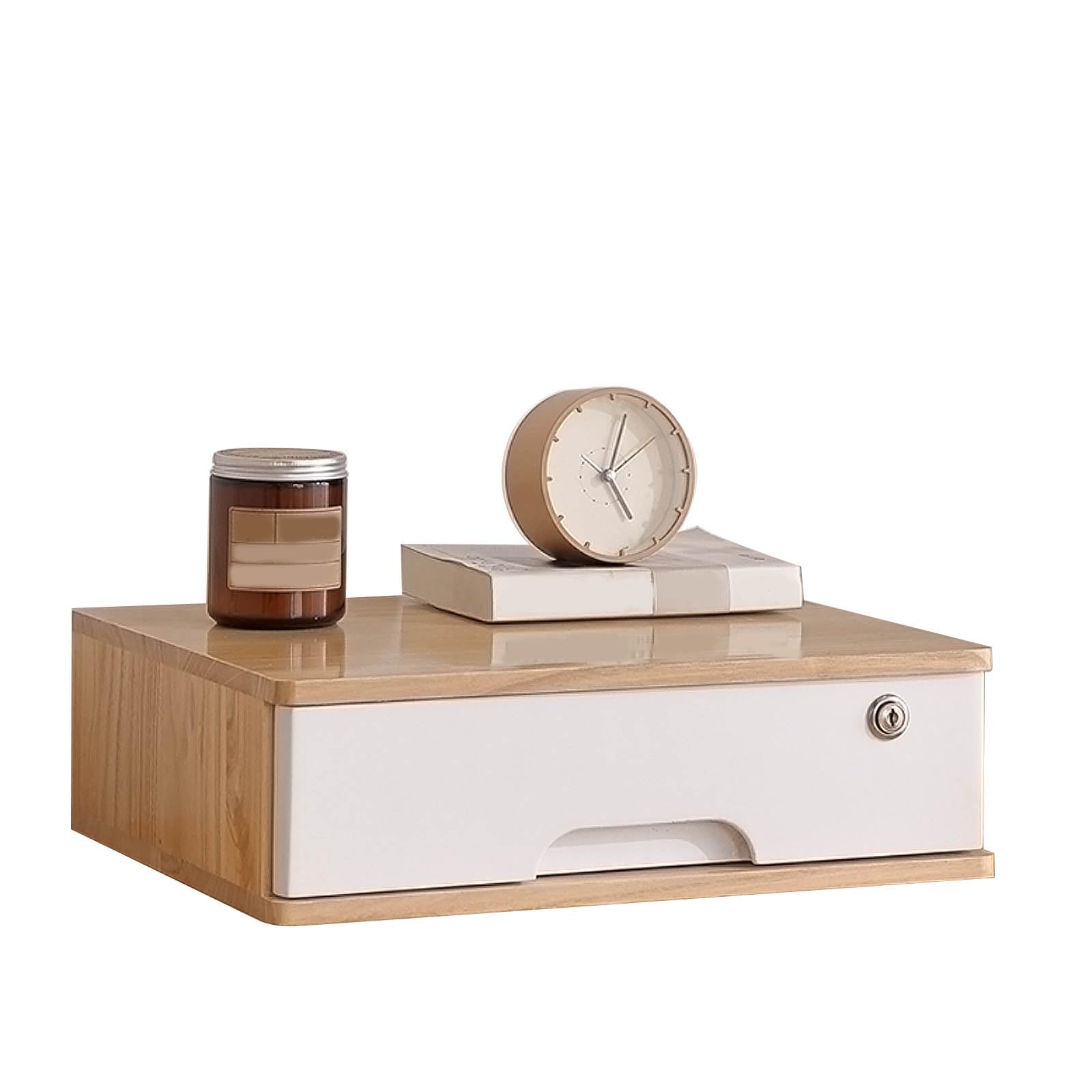 Aufbewahrungsbox aus Holz mit abschließbaren Schubladen, 40 x 30 x 12 cm und 40 x 30 x 22 cm, ideal für Handwerker, Künstler, Zuhause, Büro, Schreibtisch, Schubladeneinheit