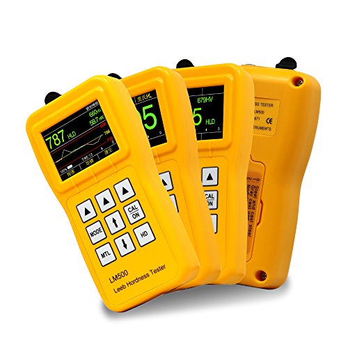 Image of YUSHI LM500 Portable Leeb Hardness Tester with Standard D Type impact device and High definition IPS screen w /D Test Block