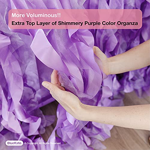 image for BLUEKATE Tutu Table Skirt - Tulle Table Skirt Decoration - Mesh Fluffy