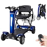 Auto-Folding Electric Mobility Scooter for Adults Seniors, Powerful 500W Brushless...