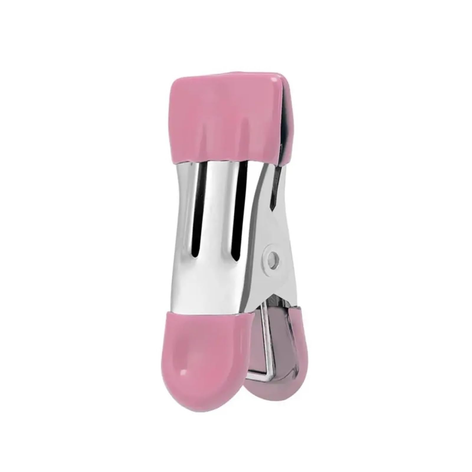 50Pcs Traceless Clips Heavy Duty Pants Clip For Photo Drying Clothesline Laundry Sock Stainless Steel Clothes Peg(Pink)