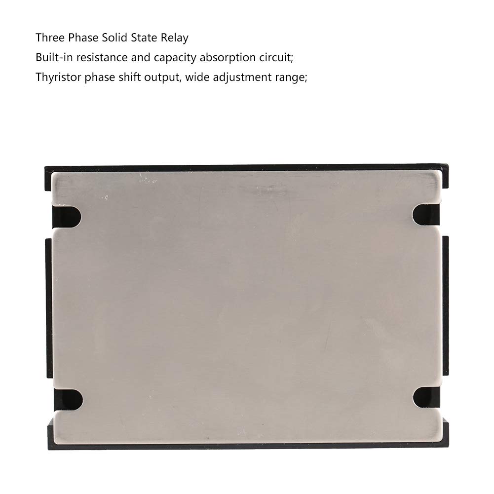 ANKROYU BRM3-80AA Three Phase Relay, Three Phase Solid State Relay, Thyristor Phase Output Relay, Phase Switching Relay for 3 Phase Motor