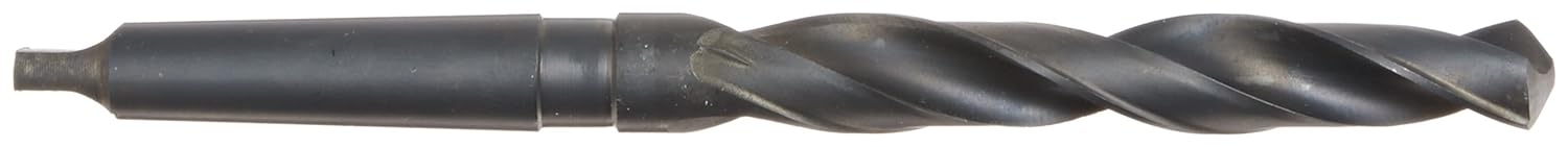 Drill America DWDTSMM Series High-Speed Steel Taper Shank Drill Bit, Black Oxide Finish, 2 Morse Taper Shank, Spiral Flute - Image 3