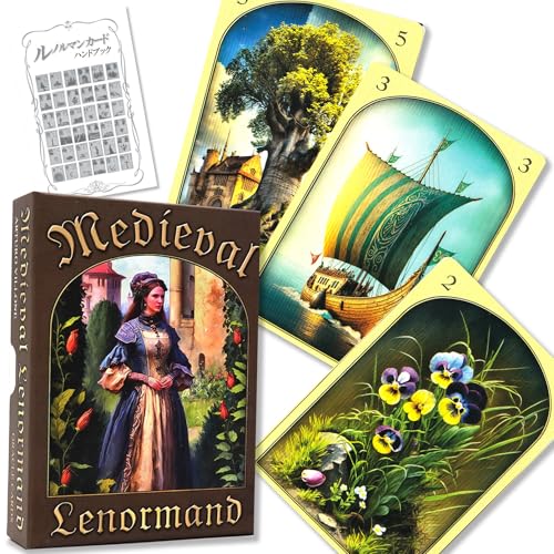 メディ―バル ルノルマン オラクル Medieval Lenormand Oracle ルノルマンカード占い 日本語解説書付き 正規品