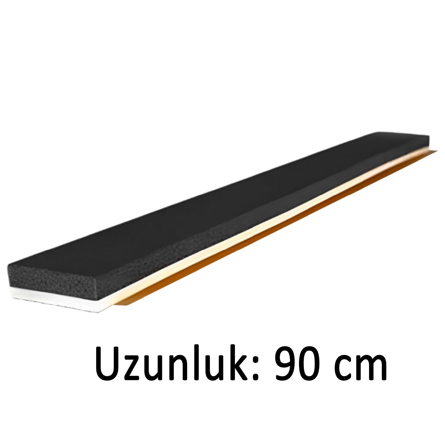 5 ADET Yapışkanlı Kapı Altı Eşik Süngeri İnce Köpük Soğuk İzolasyon Bandı Fitili 90 cm