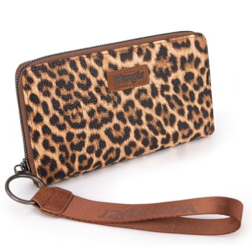 Wrangler Womens Wallet Wristlet Long Purse Designer Clutch Large Capacity Credit Card Holder for Women