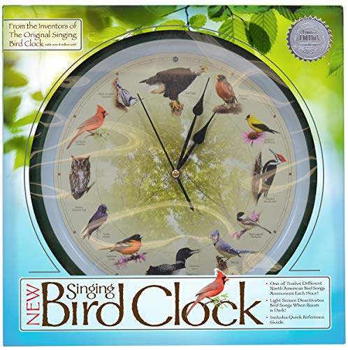 Image of Mark Feldstein, Limited Edition 20th Anniversary Singing Bird Clock, 13 Inch