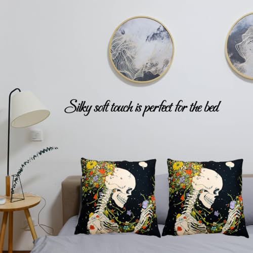 DILOXNSU Skeleton Cushion Covers 18 x 18 inch - Image 4
