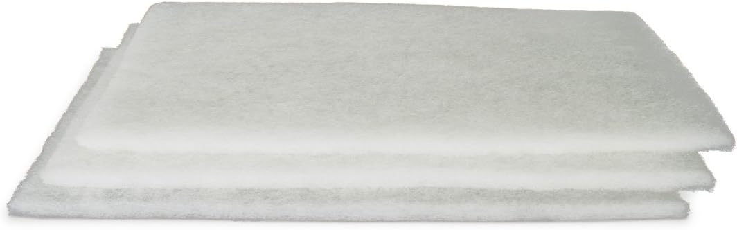 80001 Rapid Clear Fine Filter Pad for Pond, Waterfall, and Water Features, 12 x 24 Inches,White