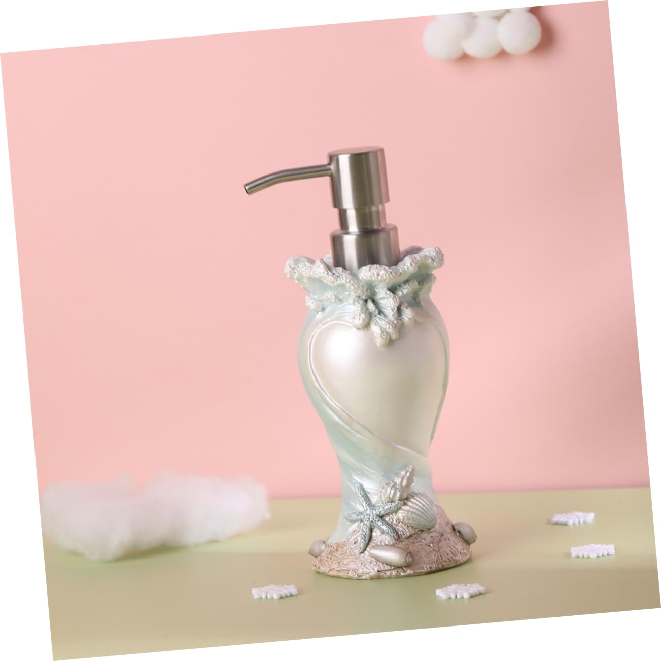 Distributeur De Savon Rechargeable pour Mains avec Pompe Bouteille pour Shampoing Imitation pour Lotions Et Savons Liquides