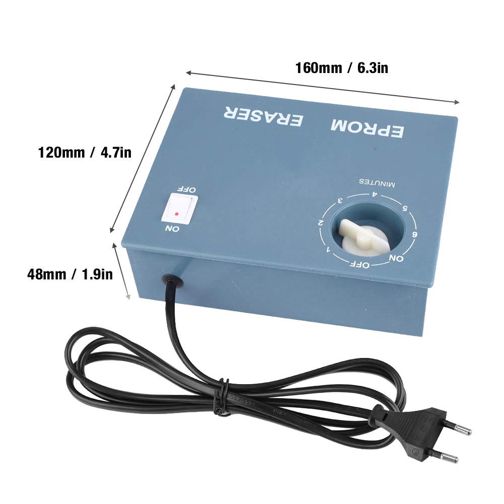Gomma Eprom UV, Gomma Eprom, Gomma Eprom UV, Gomma Eprom UV, Gomma Eprom Luce UV Ultravioletta Eprom Chip Data Eraser Timer Cancellabile Ad Alta Velocità Spina Eu 220V