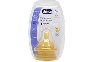 Chicco NaturalFit Silicone Nipples with Anti-Colic Design