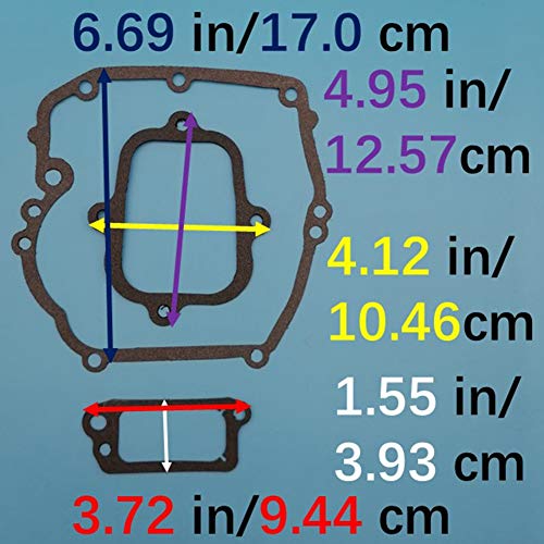 Image of Complete Engine Rebuild Gasket Set Kit Compatible with 499686 690219 692702 694090 698156 792384 795442 121600 122600 12Y600 Vertical Horizontal Engine New Z469