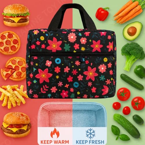 Image of Toy Imagine Insulated Lunch Bag for Kids, Women & Office | Stylish Thermal Tiffin Bag, Lunchbox Carry Bag for School, College & Work | Small & Compact Food Storage Bag Leak-Proof (Assorted)
