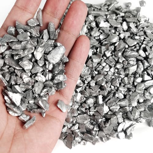 Image of 0.81 LB Candle Holder Mini Rocks,Small Gravels Stones,Silver,3-7mm | Vase Fillers,Terrarium Succulent Planter Soil Cover Decor Pebbles,Aquarium Fishbowl Granule,Crushed Glass