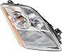 Evan-Fischer Headlight Assembly Compatible with 2007-2009 Nissan Sentra Halogen Base/S/SL/SR Models 2.0L Engine Passenger Side