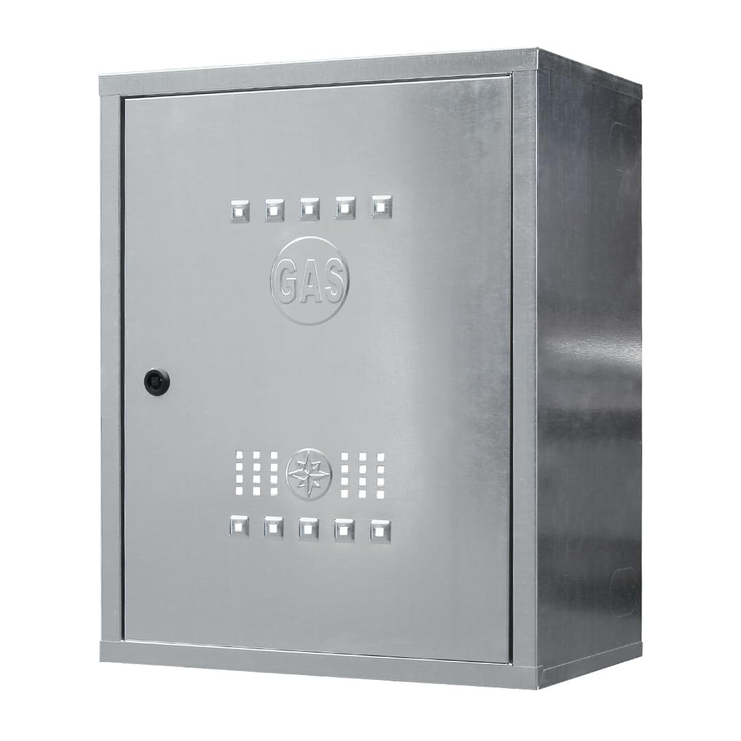Cassetta per Contatore Gas in Lamiera Zincata – Spessore 6/10 – Dimensioni 70x40x25 – Dotata di chiave