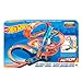 Hot Wheels Sky Crash Tower Track Set, 2.5+ ft / 83 cm High with Motorized Booster, Orange Track & 1 Vehicle, Race Multiple Cars, Gift for Kids 5 to 10 Years Old & Up