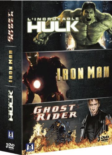 Marvel super heros: L'incroyable Hulk, Iron Man, Ghost Rider