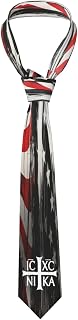 Ic Xc Nika Cross Christogram Orthodox Eastern Christianity Novelty Skinny Men'S Necktie Perfect Formal Events Festive Occasions Useful