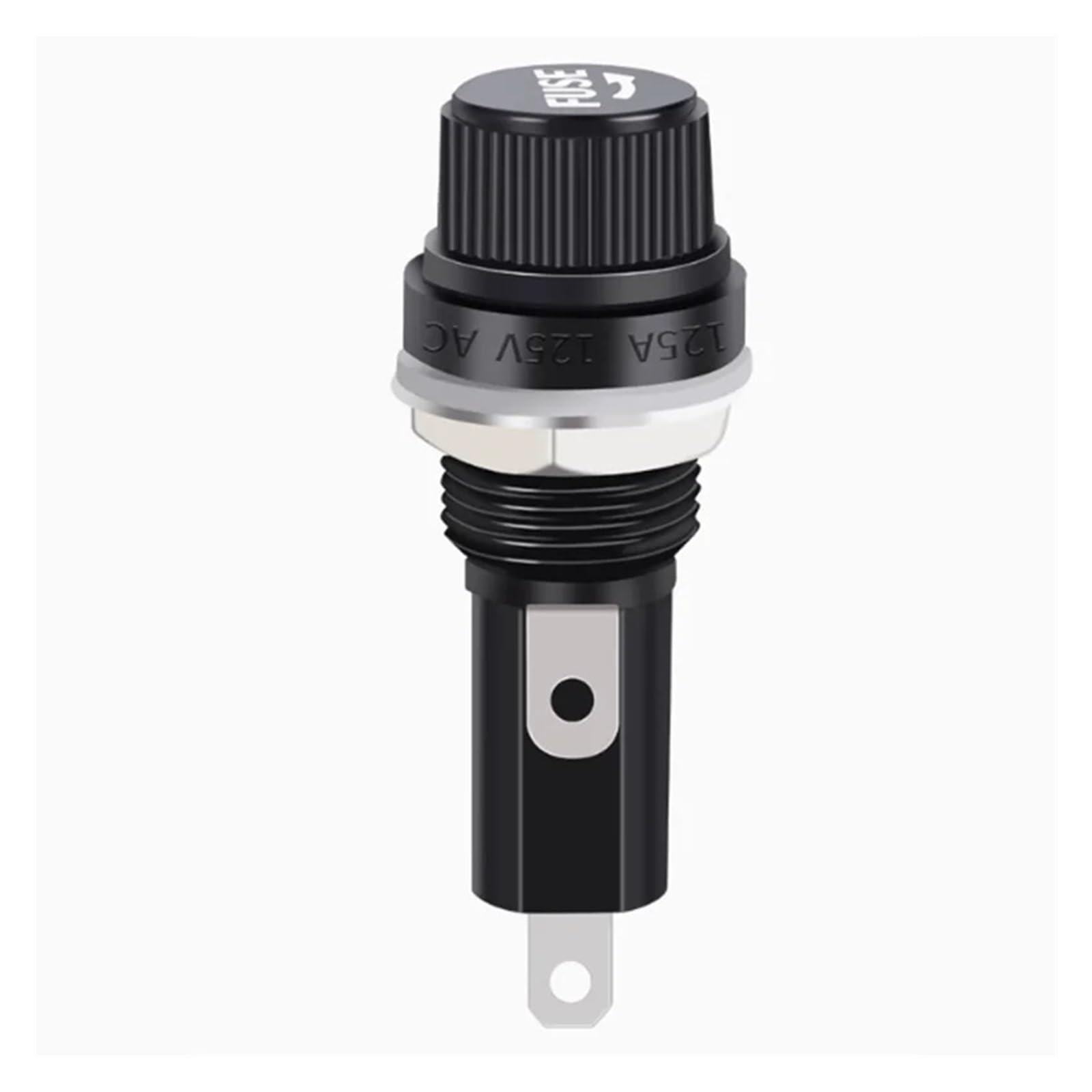 Rcgknnmuz 5 X20 Fuse Black Fuse Holder 5X20 5 * 20 Fuse Holder 6X30 10A/250V(5 X20)