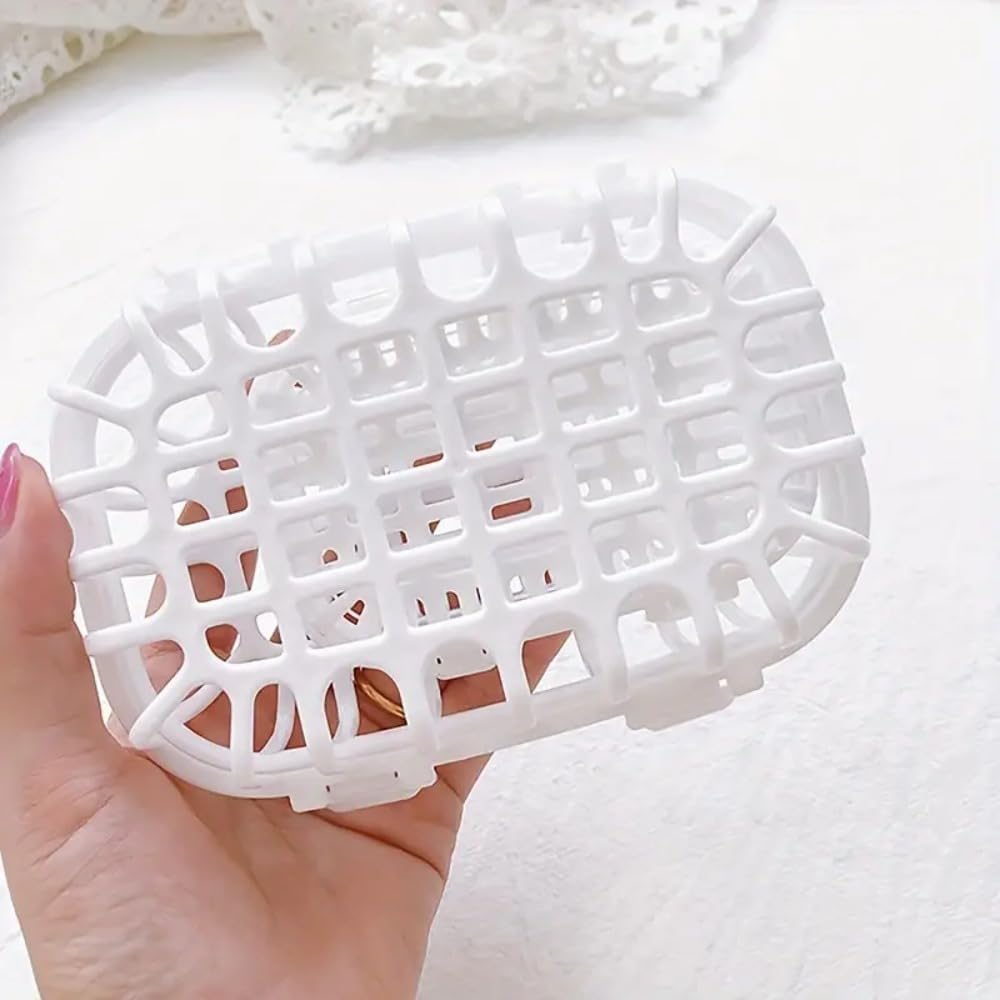 Stackable Storage Basket With Lid，Mesh Organizer for Dishwasher,Cabinet
