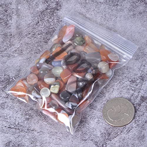 Image of 100 grams Small Tumbled Chips Polished Crushed Stone Crystal Healing Embellishments