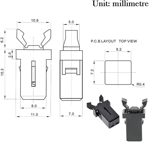 Miniatura 2 de DHinkyoung Cerradura de pestillo de puerta para convertidores WFCO, conjunto de pestillo de almacenamiento para motocicleta india, cerradura de