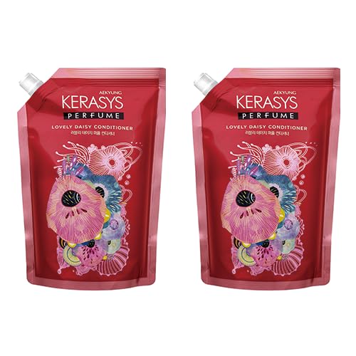 詰め替えコンディショナー2個セット【KERASYS 公式】500ml パフューム ラブリーデイジー コンディショナー ケラシス 韓国シャンプー パフュームシャンプー トリートメント ダメージケア ヘアケア 韓国コスメ