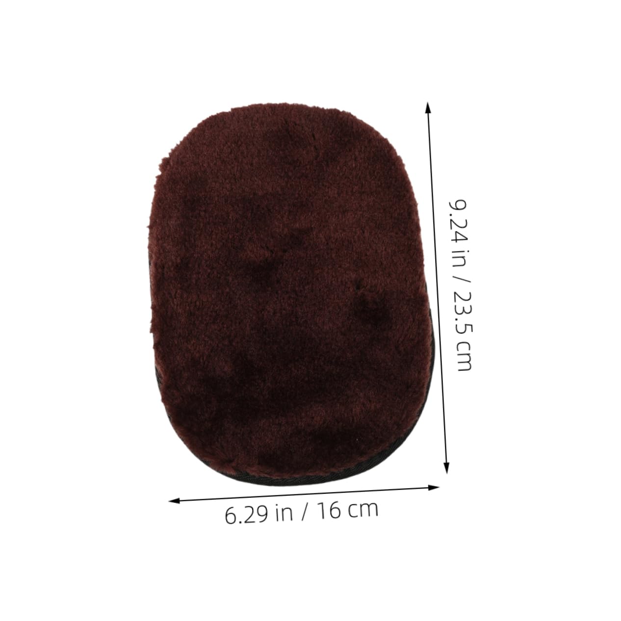 KOMBIUDA 5pezzi Kit di Pulizia per Scarpe in Finta Lana Lucidatura Guanti per Lucidare le Scarpe Applicatore per Pulizia e Lucidatura Dimensioni Pratiche per Uso Quotidiano e Viaggi