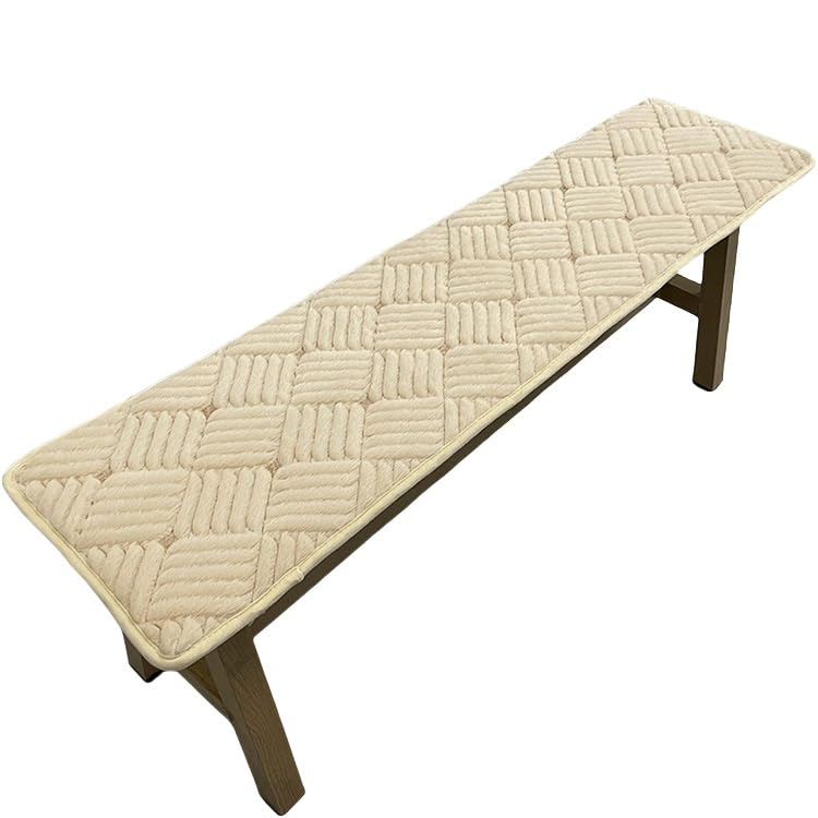 Coussin de banc de 30 x 80 cm pour éliminer l'inconfort du bois