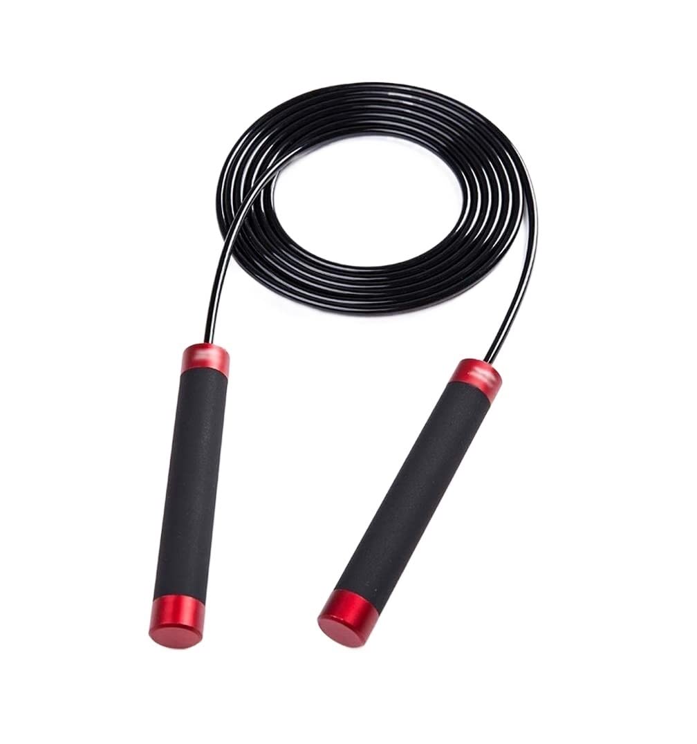 Springseil Lager-Sprungseil, Verstellbar, Springende Sport-Springseile, Fitnessstudio, Übung, Fitnessgeräte Mit Verdicktem Anti-Rutsch Seilspringen (Blue : Rood, Size : 300cm)