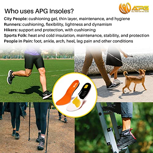 Plantillas ortopédicas para correr con soporte de arco miniatura 6