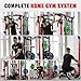 RitFit Buffalo Smith Machine, Power cage with LAT-Pull Down System & Cable Crossover System, All-in-One Squat Rack for Home Gym, Power Rack