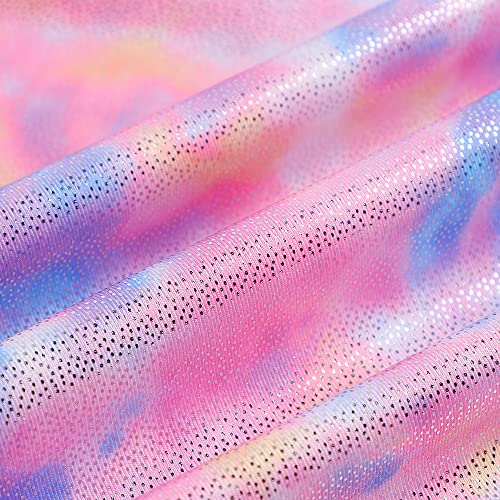 Image of HOZIY Gymnastics Leotards for Girls Unicorn Aurora Rainbow Mermaid Dinosaur Cupcake Sparkle Biketard Toddlers Kids Children