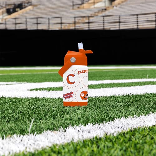 Image of Logo Brands NCAA Mascot Stainless-Steel Kids Bottle -Soft Silicone Mouthpiece, Easy To Carry, Kid-Friendly Design- Great For School & On-The-Go