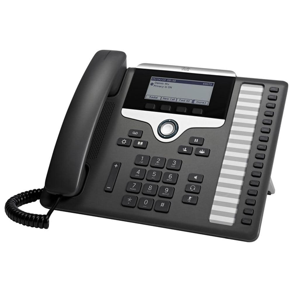 Cisco IP Phone 7861 - VoIP Phone - Sip, SRTP - 16 Lines - Charcoal - remanufactured