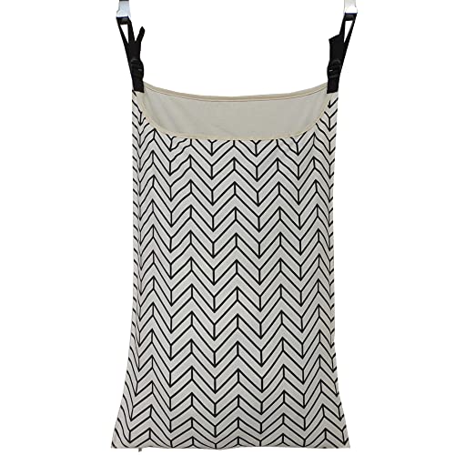 Hdhyk Adjustable Space Saving Door Hanging Laundry Hamper Bag Dorm Laundry Bag,Wide Open Top Over The Door Laundry Hamper With Free Hanging Hooks #TOP10